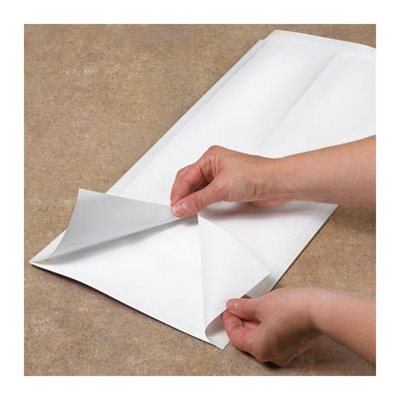 COUVRE-JAQUETTES FOLD-ON ARCHIVAL, ROULEAU 8" CLAIR