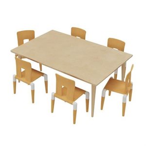 d haba table & chairs w / felt glides