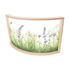 d nature view curved divider