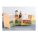 d nature view curve-in cabinet