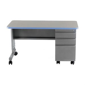 d single pedestal right desk box / box / file
